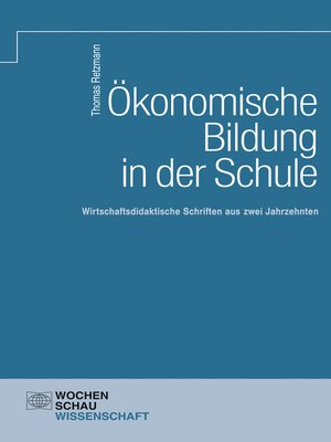 cover image of Ökonomische Bildung in der Schule